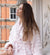 Oceania Pale Pink Womens Dressing Gown - Model Lifestyle | Bown of London